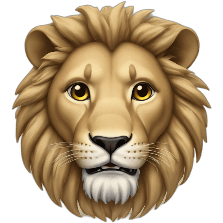 lion in israeli colours emoji