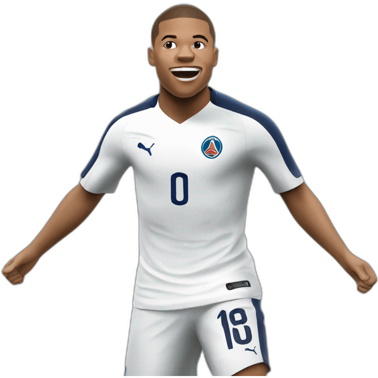 kylian mbappe goal celebration emoji