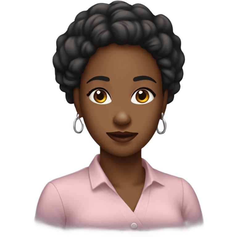 A black woman whos beatiful emoji