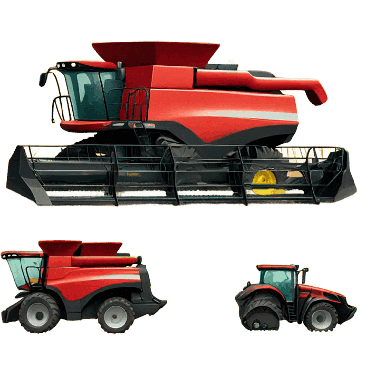 combine harvester emoji