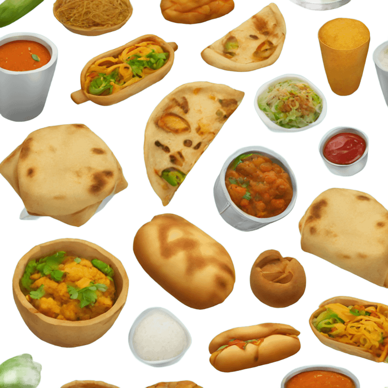 Indian street food  emoji