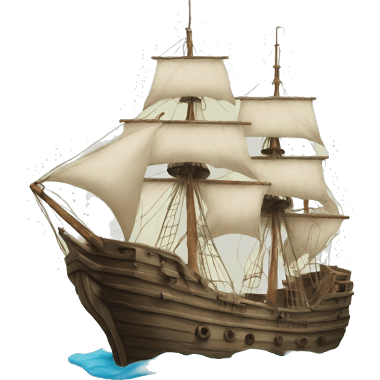 old ship emoji