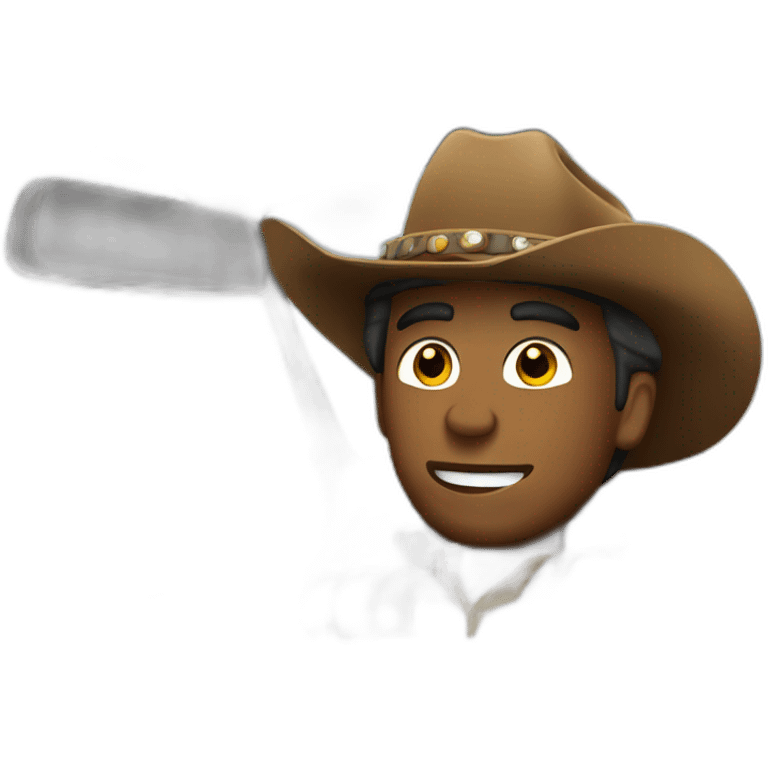 cowboy inside a car emoji