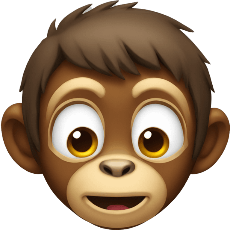 monkey shut mounth emoji