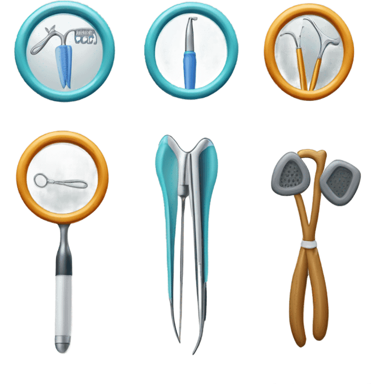 dentist instruments emoji