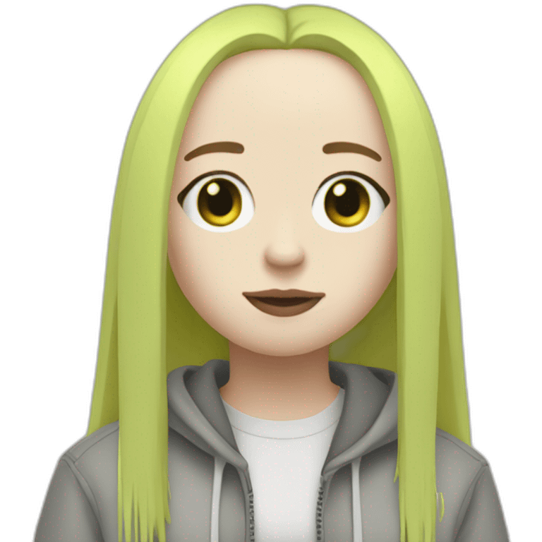 Billie Eilish full body emoji