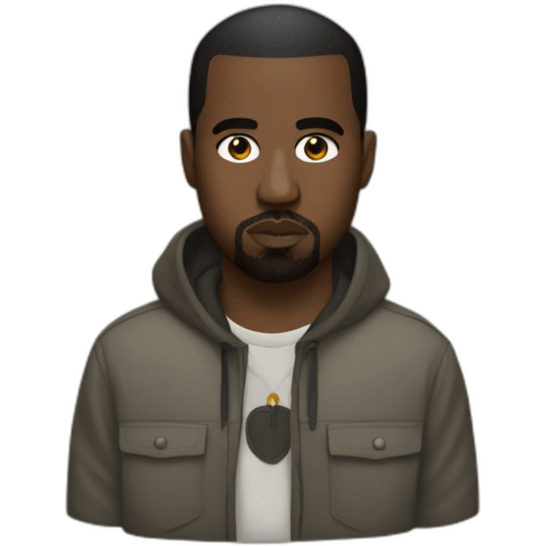 Kanye West singer emoji