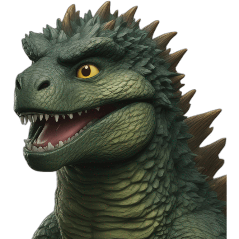 Godzilla (proportional)calm (realistic) (Godzilla King of the Monsters, 2019) emoji