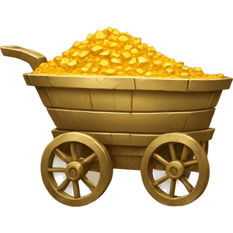 gold mine cart emoji