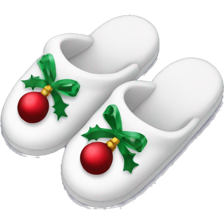 Christmas slippers emoji