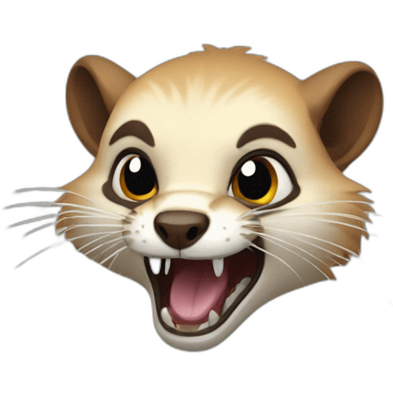 Angry weasel emoji