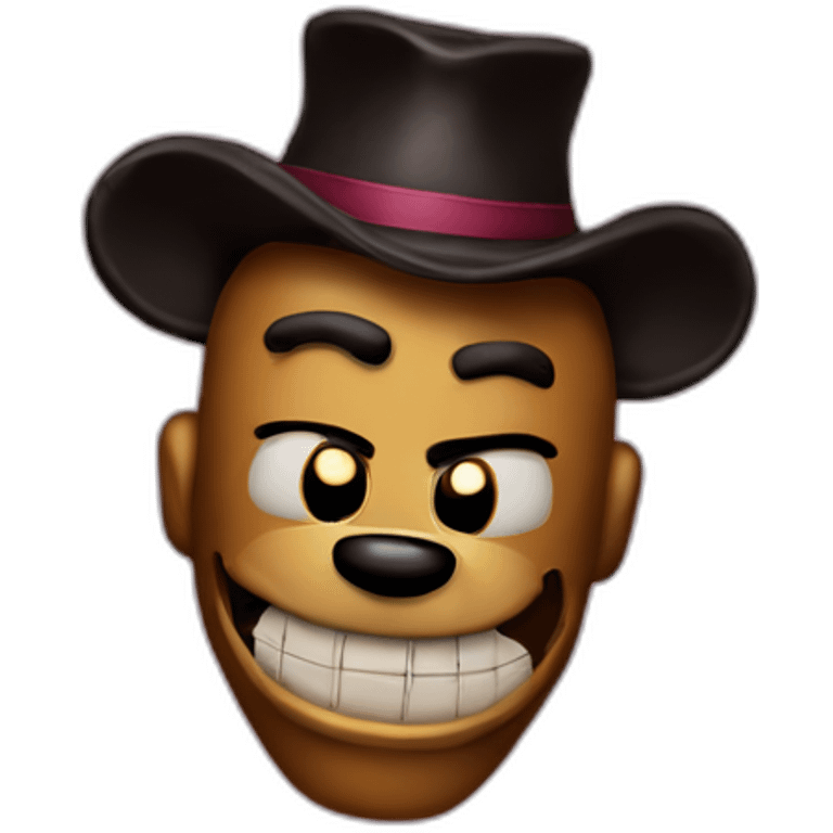 sad face glamrock freddy from fnaf emoji