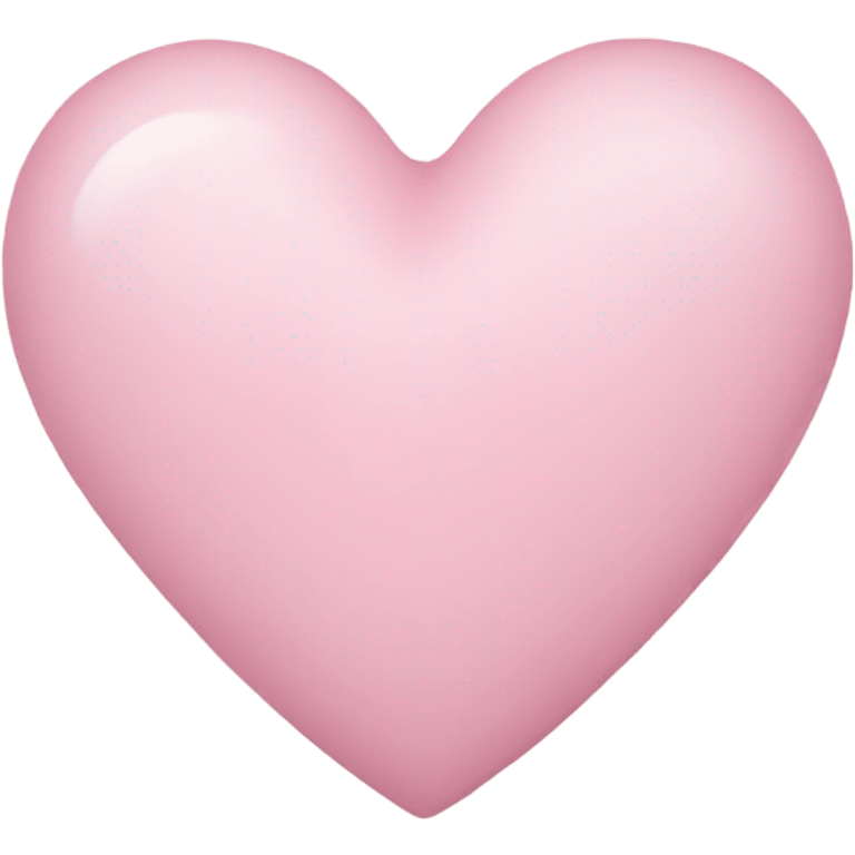 Light pink heart  emoji