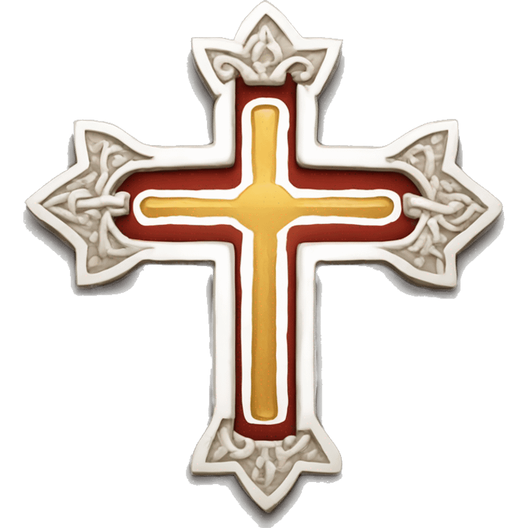 Macedonian orthodox cross emoji