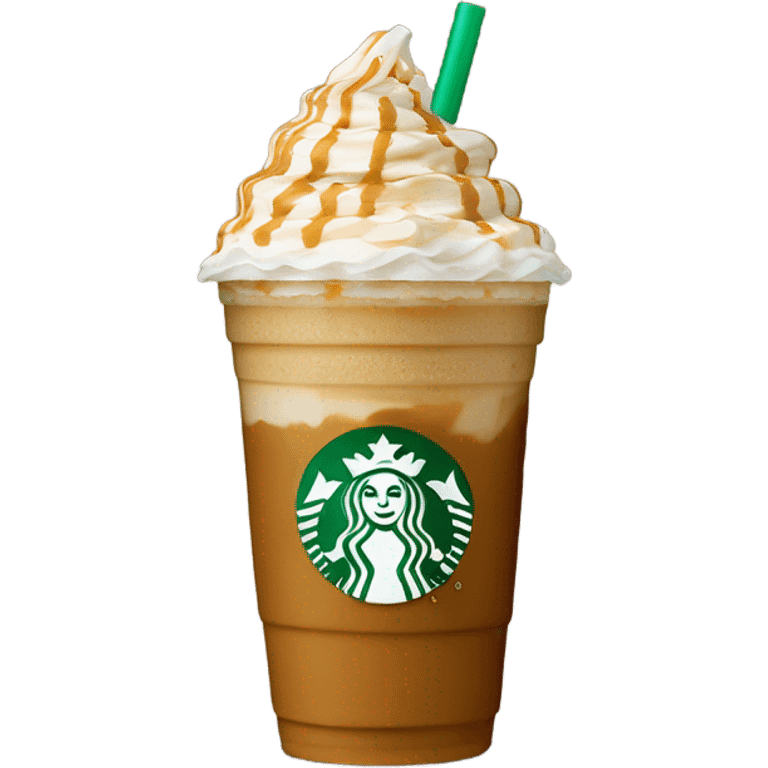 Caramel Crème Frappuccino Starbucks  emoji