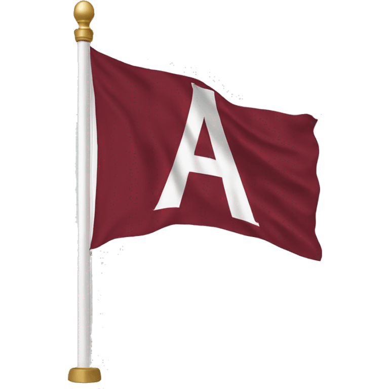 state of Alabama with a Vanderbilt flag on emoji