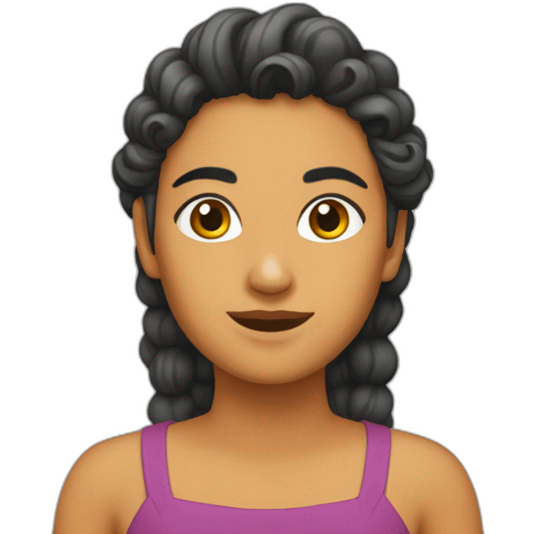 Reina colorada emoji