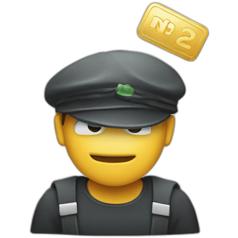 Jenkins logo holding the n26 bank logo emoji