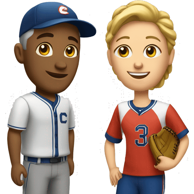 baseball coach and elementary teacher emoji