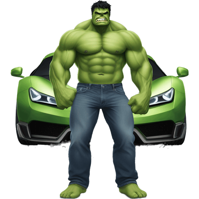 HULK’s muscular hypercar emoji