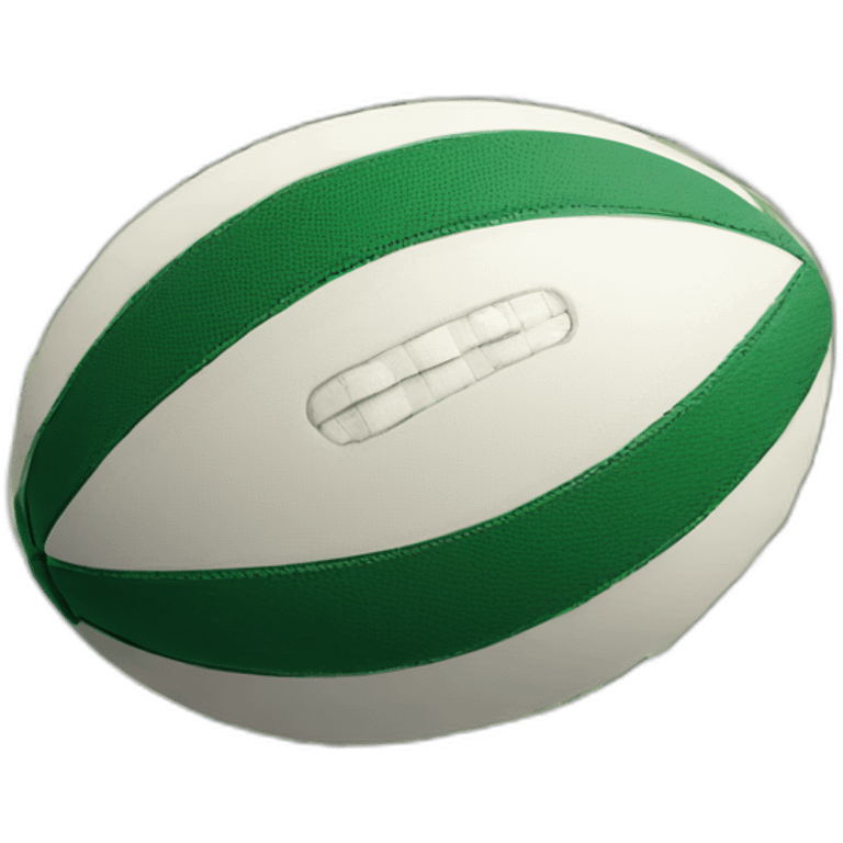 rugby ball made of dollar bills emoji