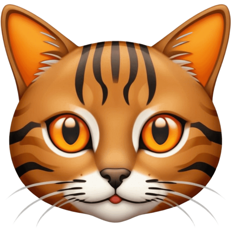 brown tabby cat emoji