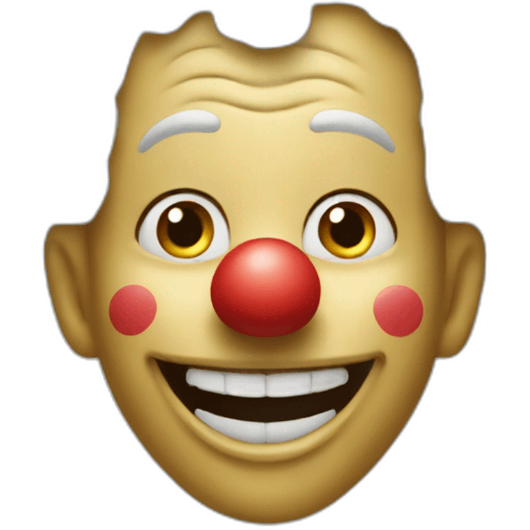 Clown with a big smile  emoji