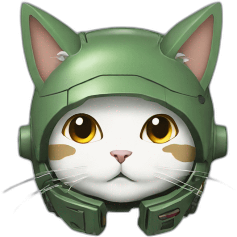 zaku with cat ears emoji