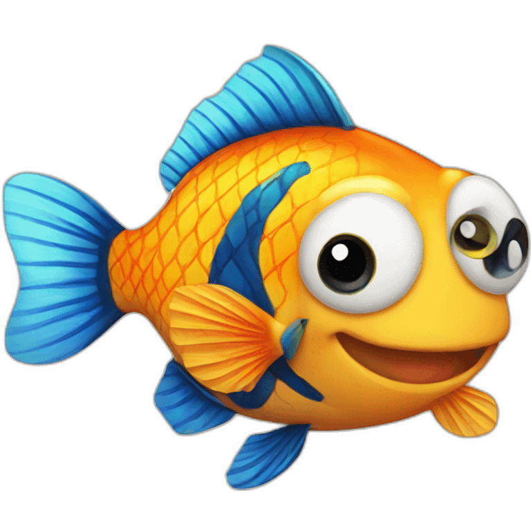 Cute fish emoji