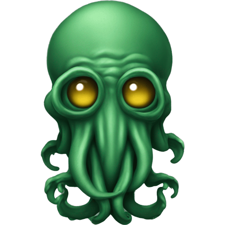 Cthulhu behind camera emoji