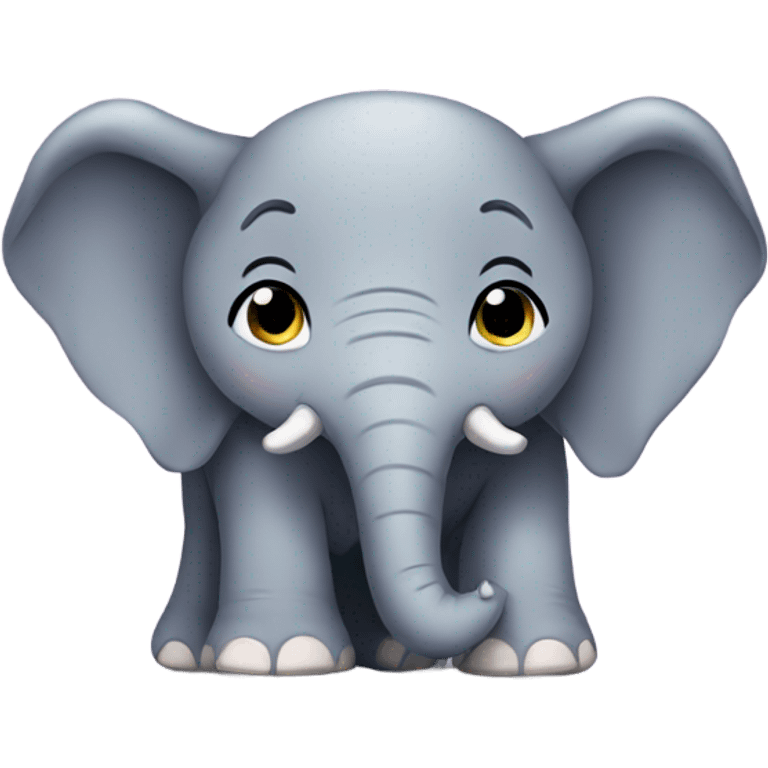 elephant cute emoji