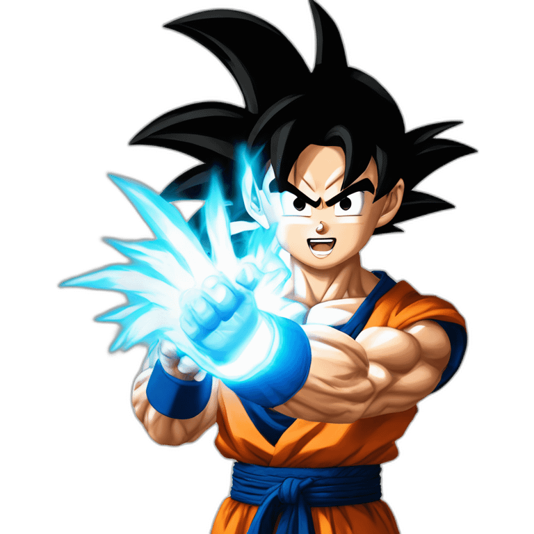 Son Goku Kamehameha emoji