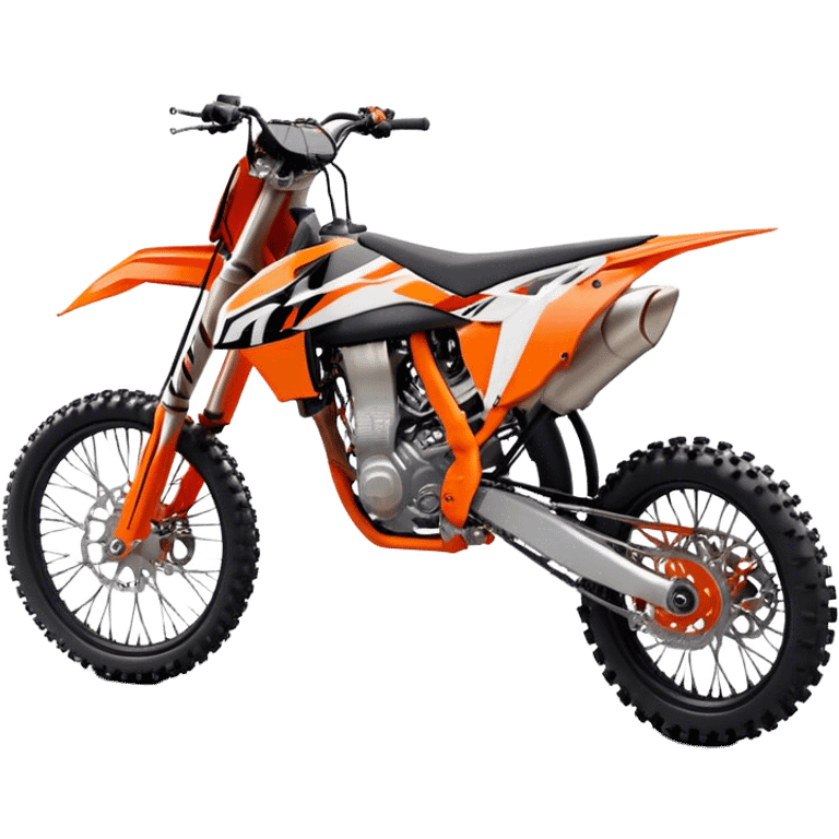 KTM Dirtbike - KTM 250 SX (Model Year: 2021) (Iconic colour: Orange) emoji