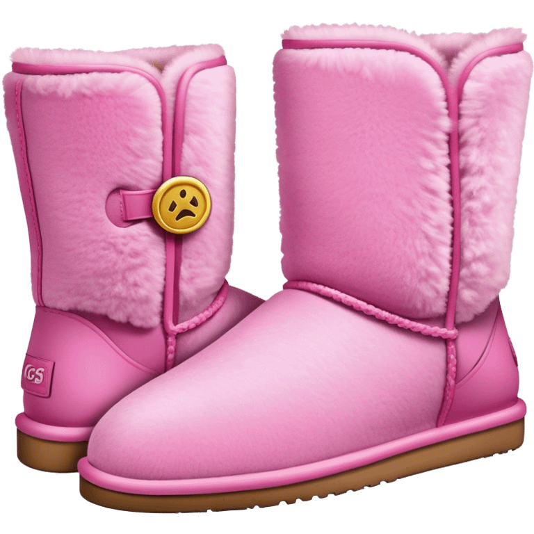 Pink uggs emoji