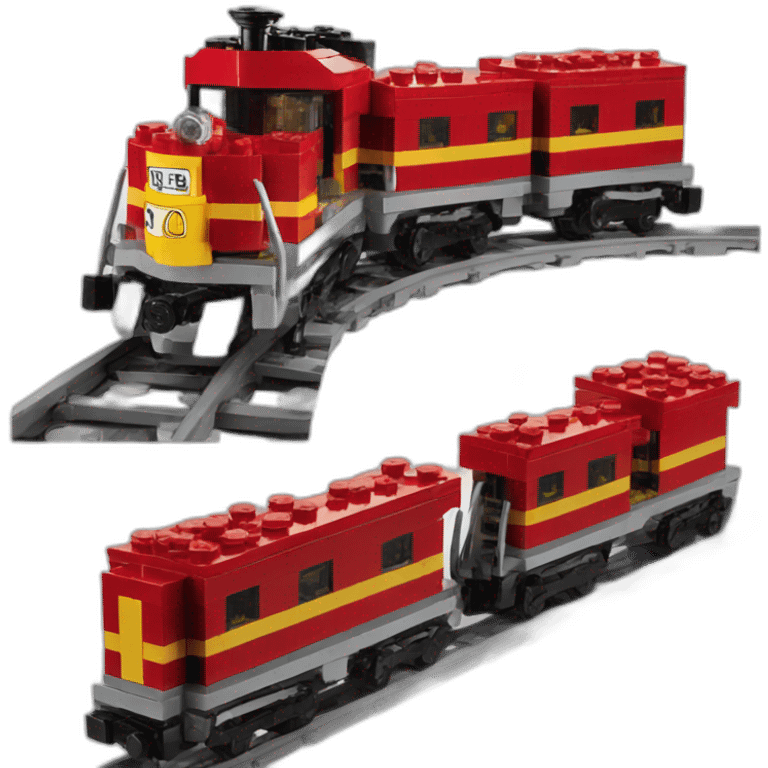 Lego train emoji