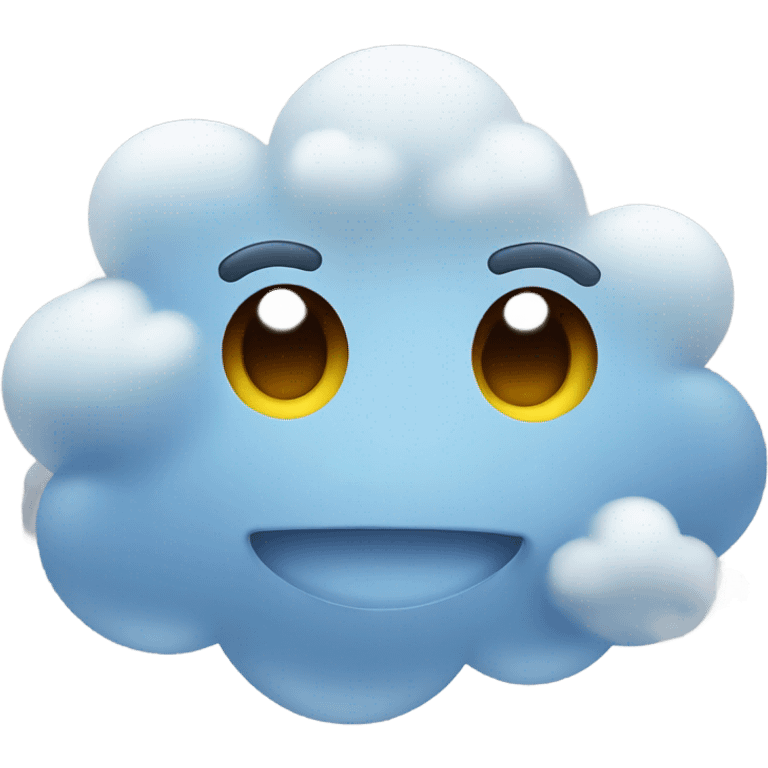 Cloud smiling  emoji