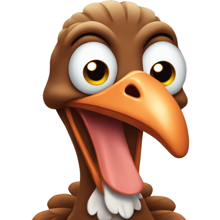 Funny turkey  emoji