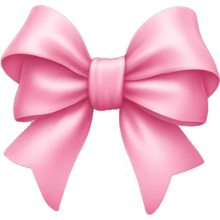 Cute baby pink bow  emoji