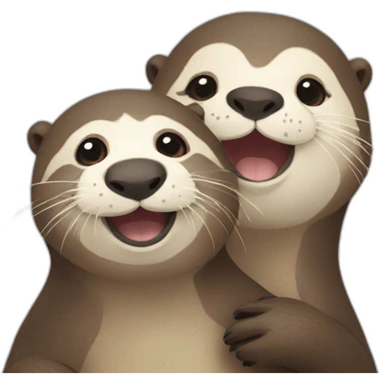 otter with a sloth emoji