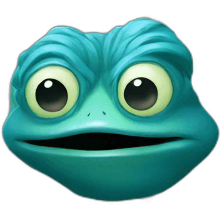 frog blue aliens emoji