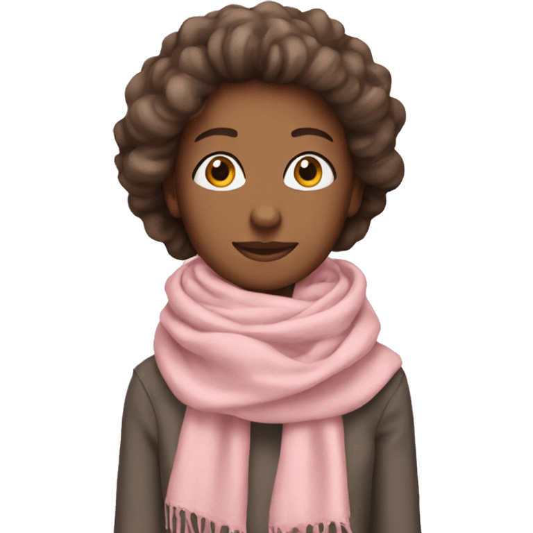 light pink scarf emoji