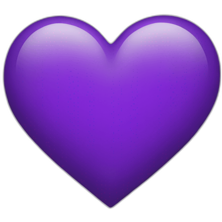 half-heart purple emoji