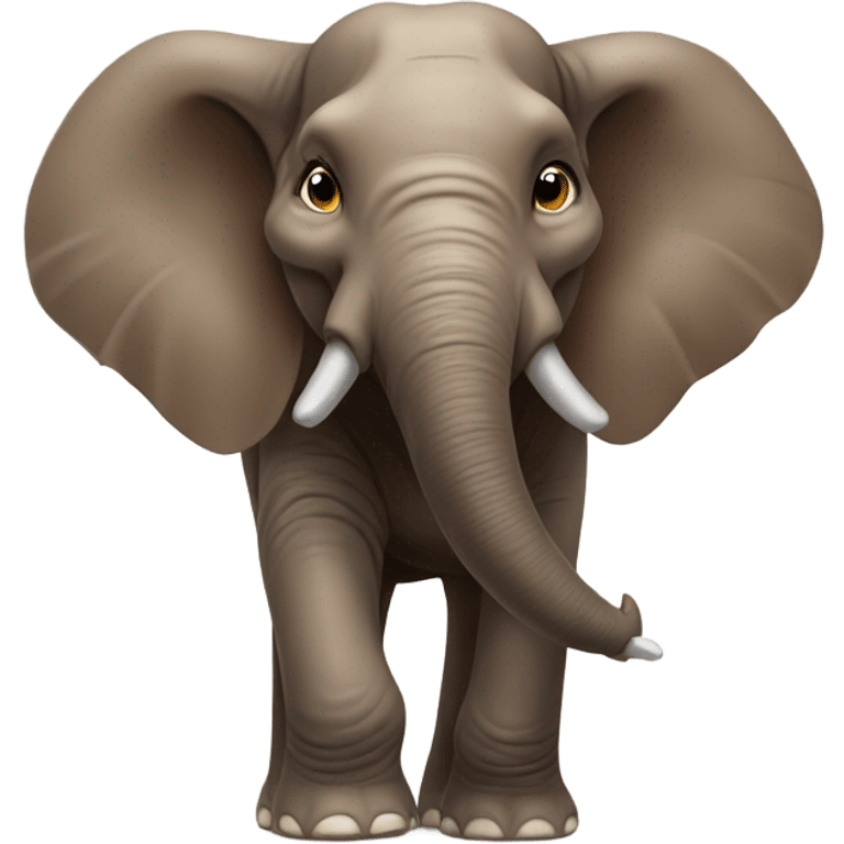 Brown elephant  emoji