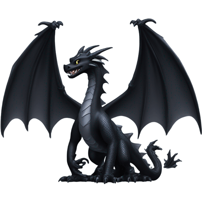 Toothless and his white dragon friend emoji emoji