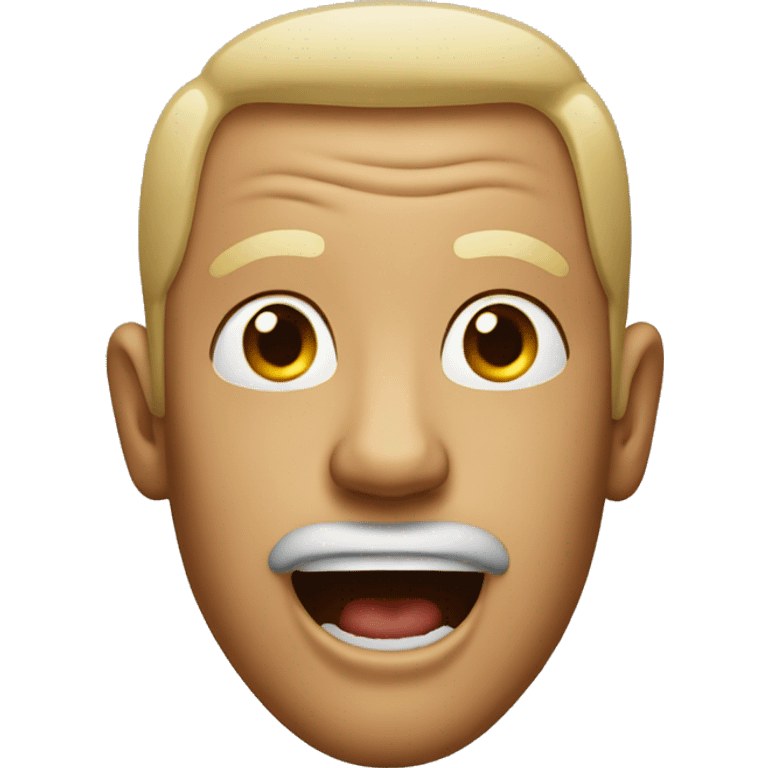 Man with mouth open emoji