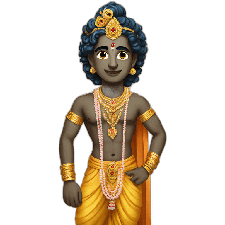 Lord Krishna full body emoji