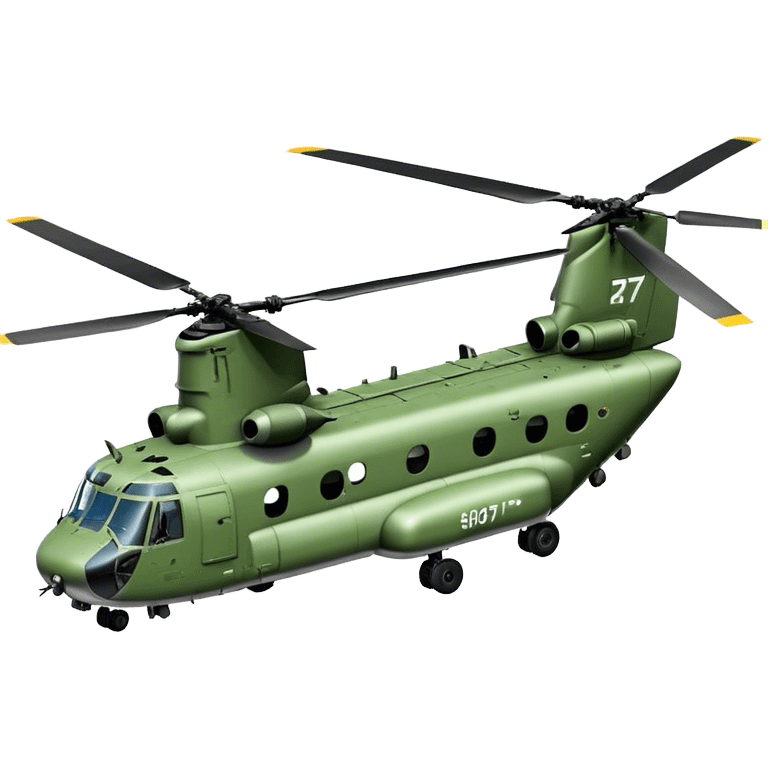 CH-47 Chinook Helicopter - boeing emoji