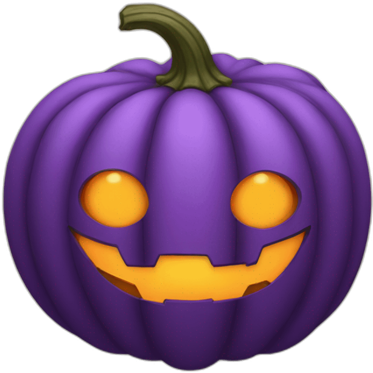 purple pumpkin emoji