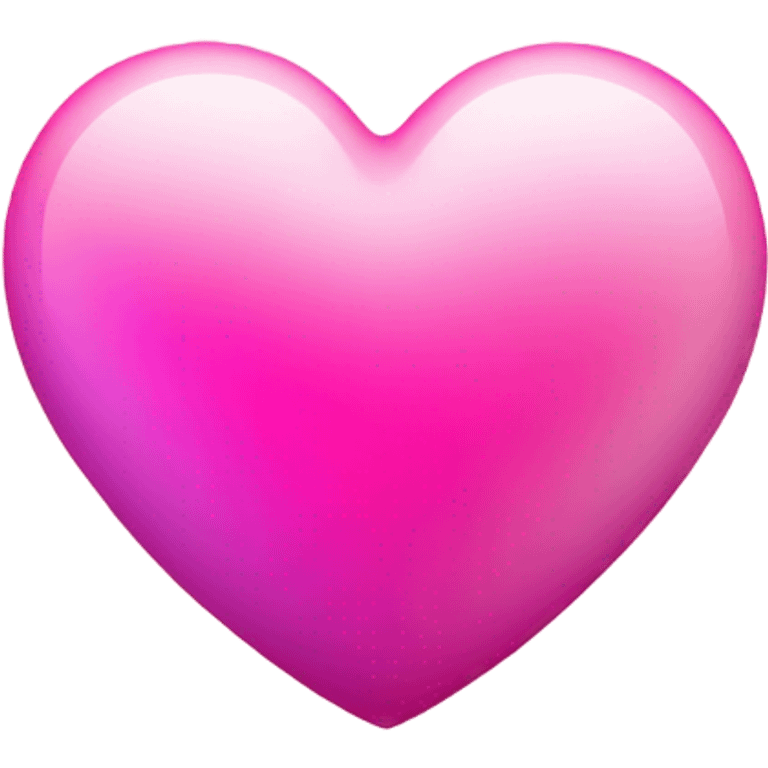 3D gradiant pink heart emoji