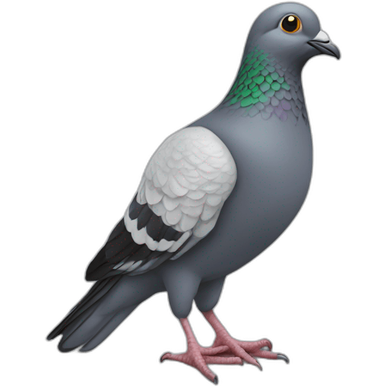 pigeon grab a pen emoji